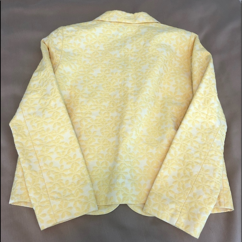 Bonpoint Yelow Jaquared Skirt and Matching Jacket - Picture 6 of 16